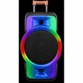 Currentactual 12 in. Lava Portable Bluetooth Speaker, RGB Lighting CU3681059